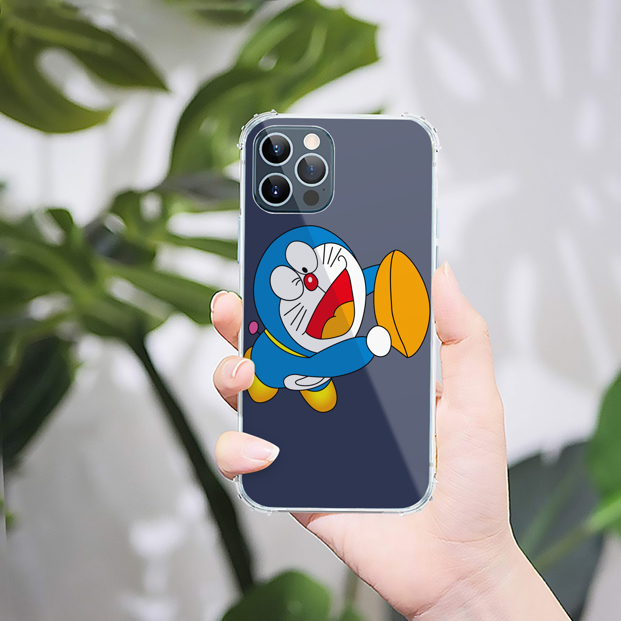（画像用） ドラえもん Doraemon 【iPhone 12シリーズ対応】透明スマホケース（クリアソフトケース）